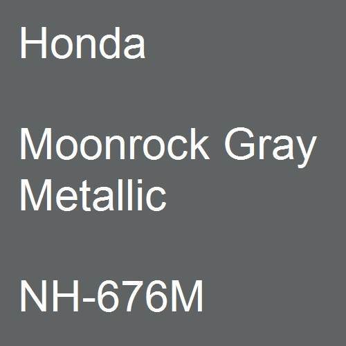 Honda, Moonrock Gray Metallic, NH-676M.